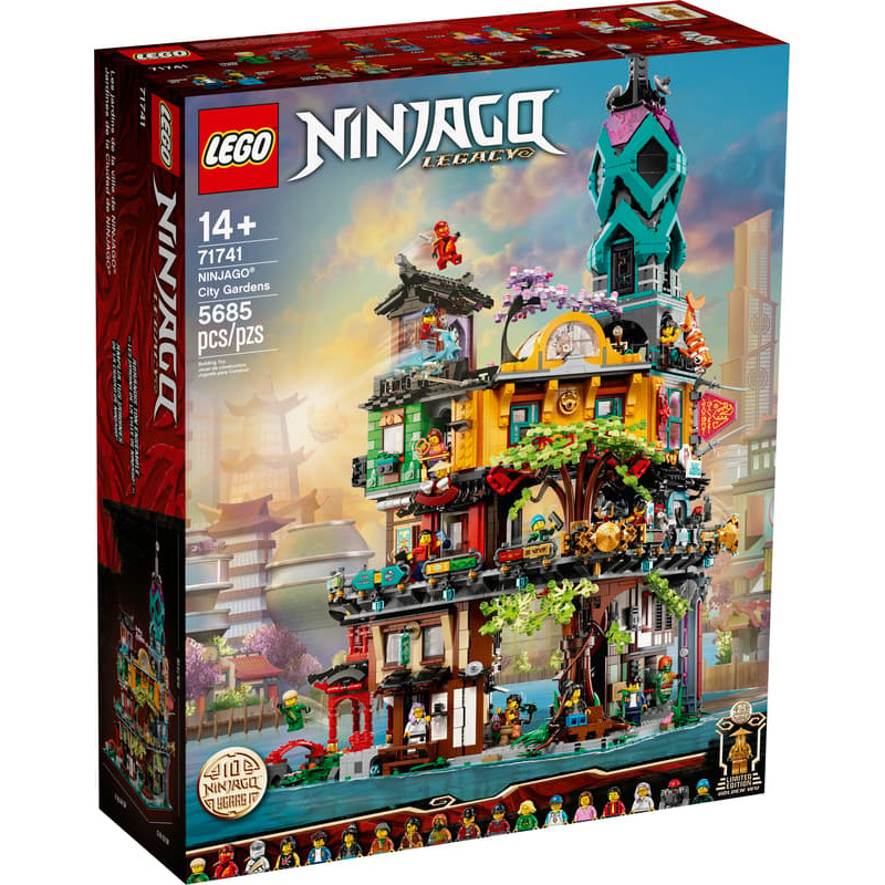 LEGO NINJAGO 71741 Đồ Chơi Lắp Ráp Khu Vườn Thành Phố NINJAGO