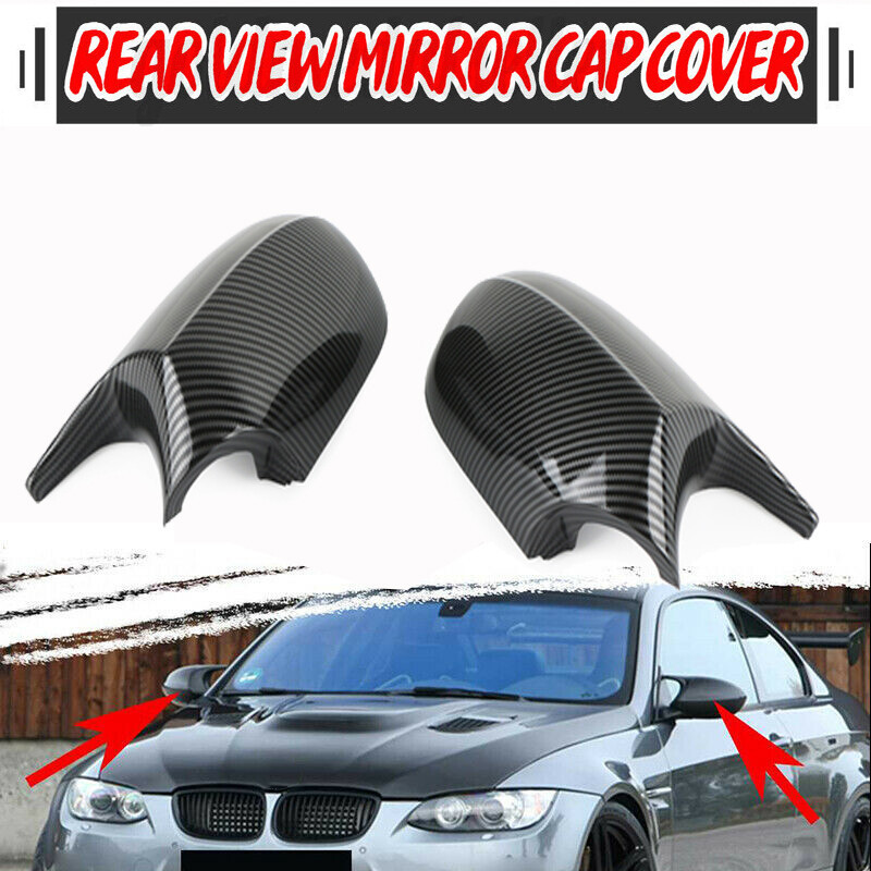 Mũ gương cánh bên bằng sợi Carbon Phong cách M3 cho BMW E90 E91 E92 2007-2013
