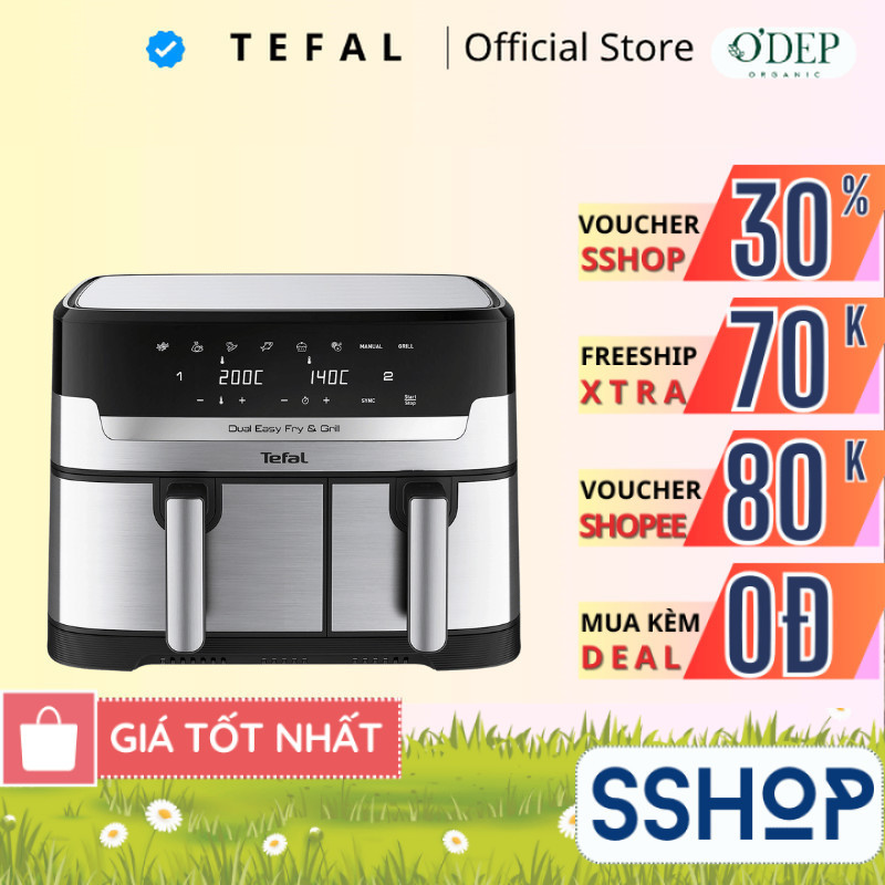 Nồi chiên không dầu Tefal 8.3 lít EY905D10 - SSHOP SSA