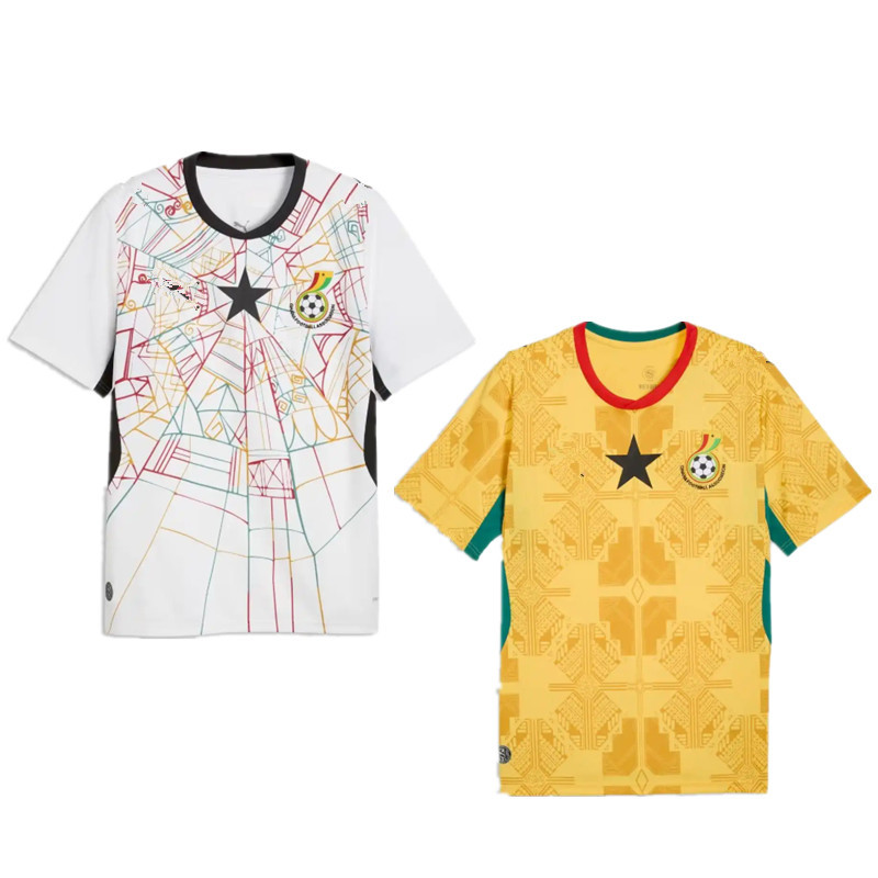 Áo bóng đá mới của Ghana Jersey
