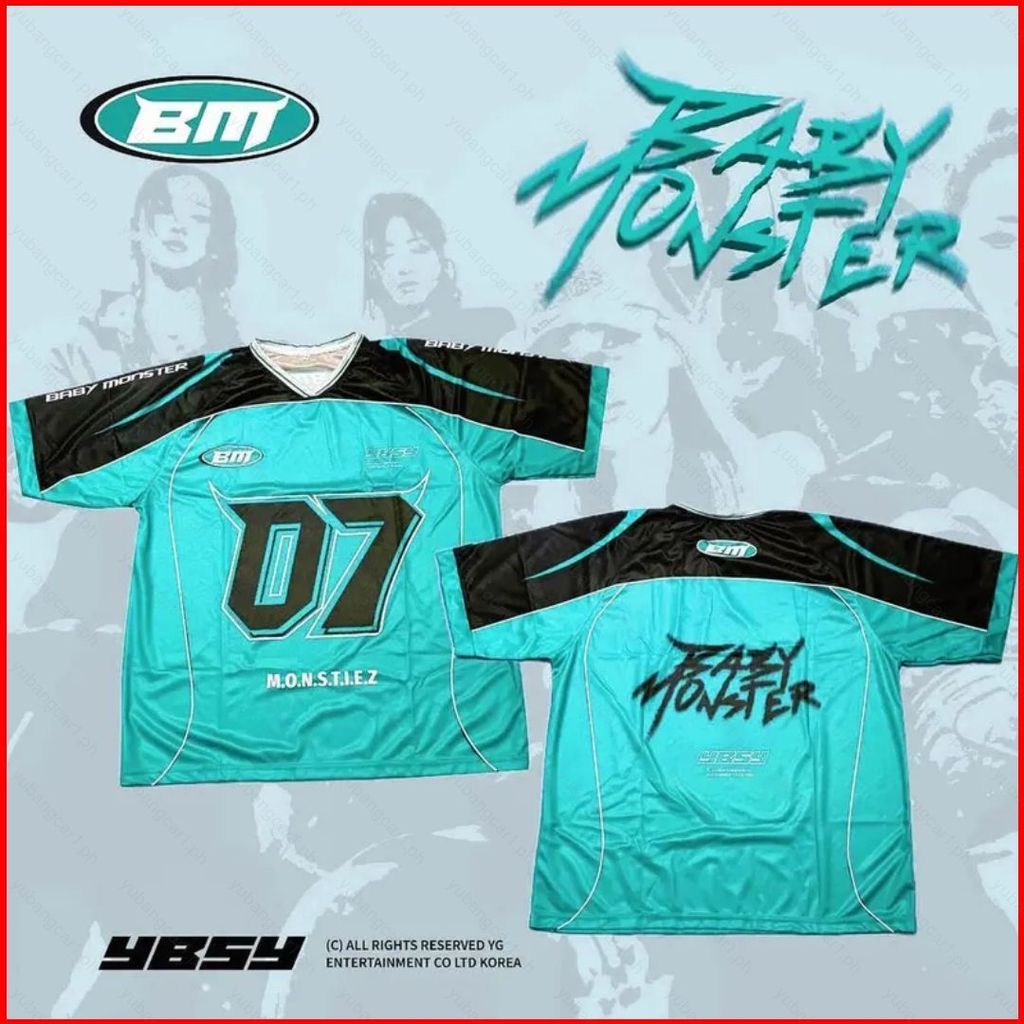 Áo thun BabyMonster Jersey mùa hè - Style Inspired by RAMI AHYEON | BY1