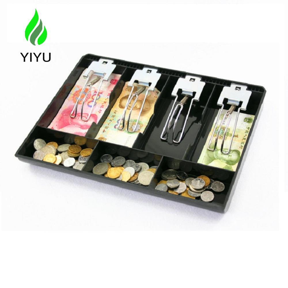 YIYU Hộp Đựng Tiền Hộp Đựng Tiền Cho Hộp Đựng Tiền 3 / 4 / 5 Phòng Cửa Hàng Cửa Hàng Tiền Ngăn Kéo T