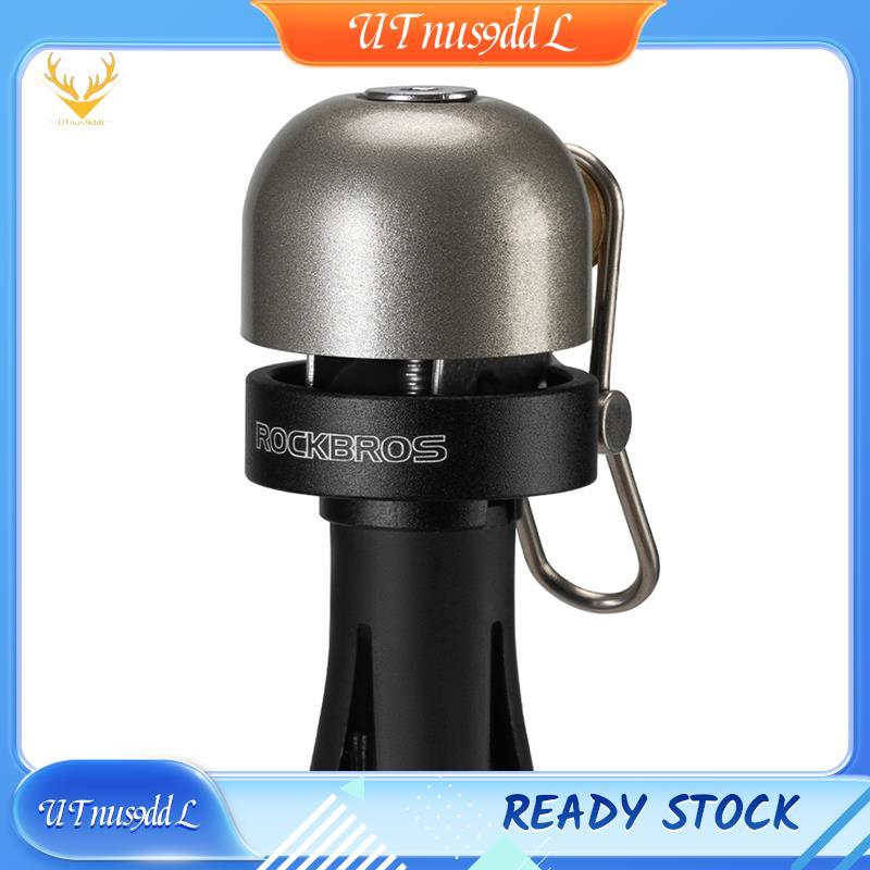 [UTnus9ddL] Chuông xe đạp Decibel cao chống nước Chuông xe đạp đường trường 18-25mm Tay lái cắm Đen 