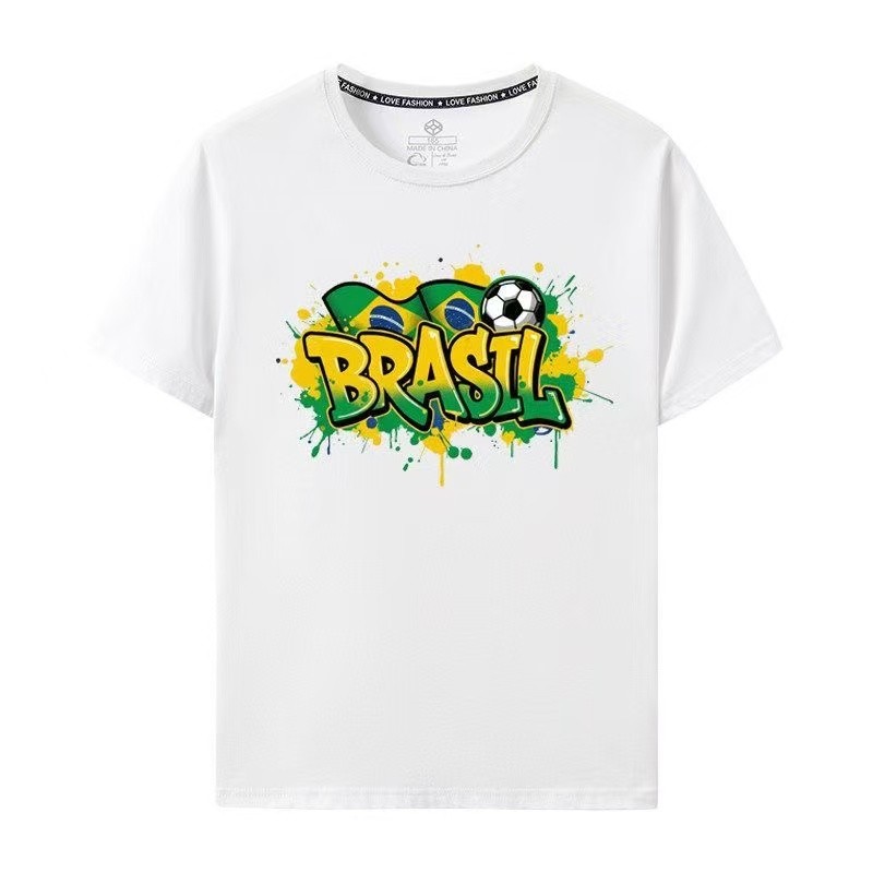 COD (Giao hàng trong 24 giờ)MIEMIE.Áo phông World Cup Brazil / Áo phông Brazil / Áo phông World Cup 