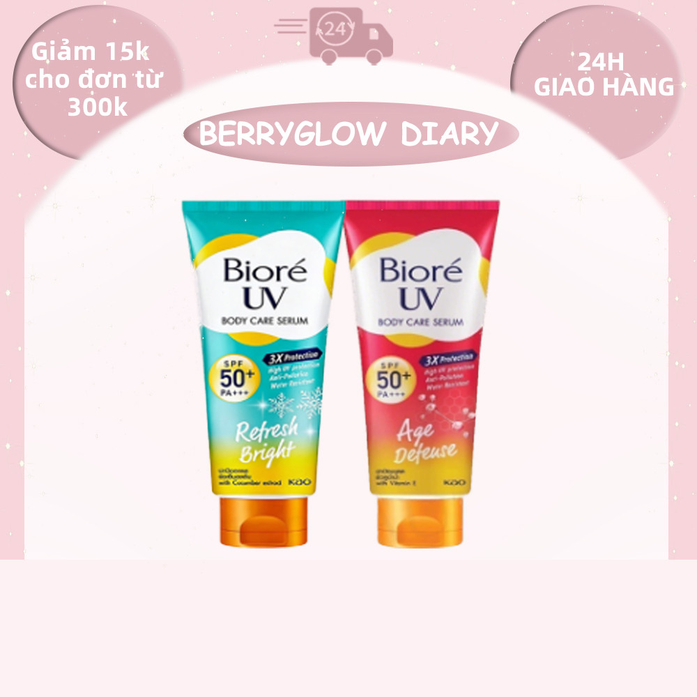 Biore Kem Chống Nắng Mặt & Body – Thấm Nhanh, Dễ Sử Dụng