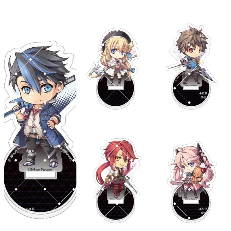 Standee Anime The Legend of Heroes Kuro no Kiseki Mô Hình Acrylic Chibi Trang Trí Bàn Học Quà Tặng G