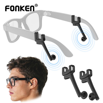 Ống dẫn hướng âm thanh Fonken cho kính Oakley Meta, Rayneo, XREAL, VITURE - làm từ silicone, cải thiện âm thanh