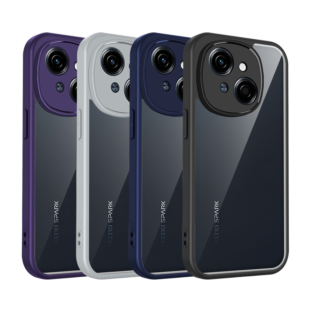 Ốp lưng Tecno Spark Go 1S Spark Go 1 Spark Go 2025 Vỏ bọc trong suốt mờ sang trọng cho Tecno Spark G