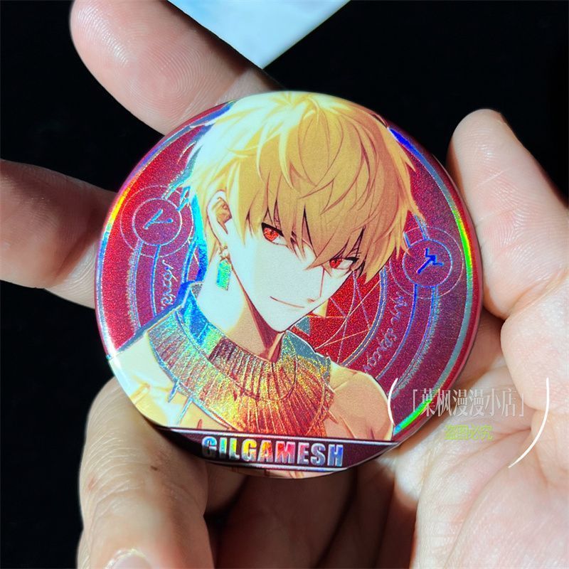 Fate / stay night / Saber / FATE Double Flash Arturia Gilgamesh Hàng hóa Huy hiệu Laser / kjqw