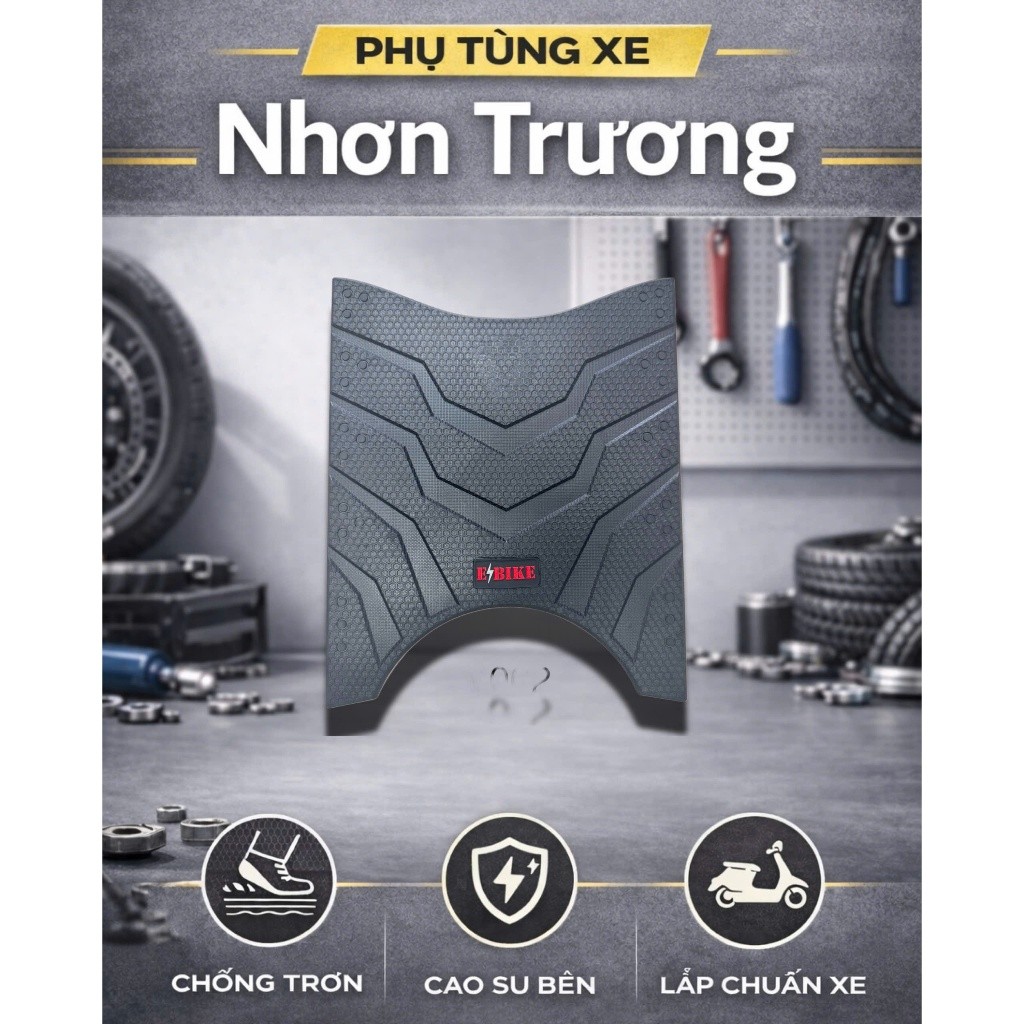 Thảm lót chân xe điện Yadea S002, V002 lót sàn dành cho xe điện yadea s002, v002 cao su dẻo nặng 1 2