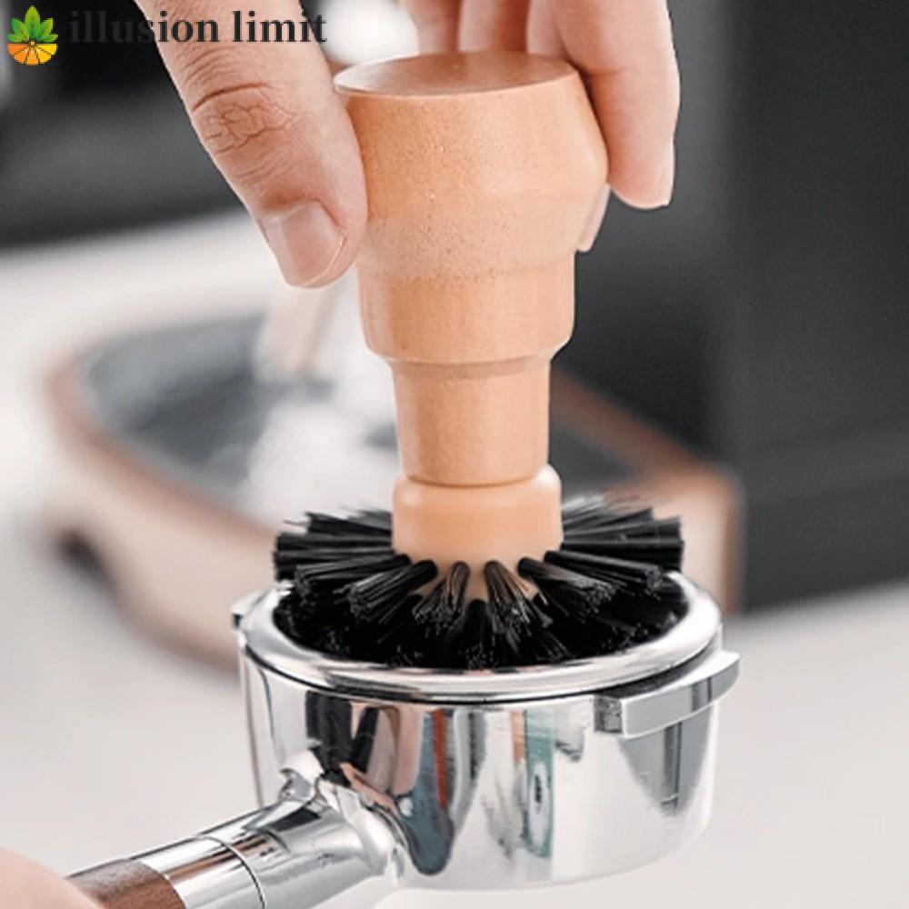 ILLUSION LIMIT Espresso Tool Residual Powder Sweep Flushing Brush Máy xay cà phê