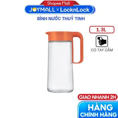 Bình Nước Thuỷ Tinh Có Tay Cầm LocknLock LLG619 1.3L, Hàng Chính Hãng - JoyMall