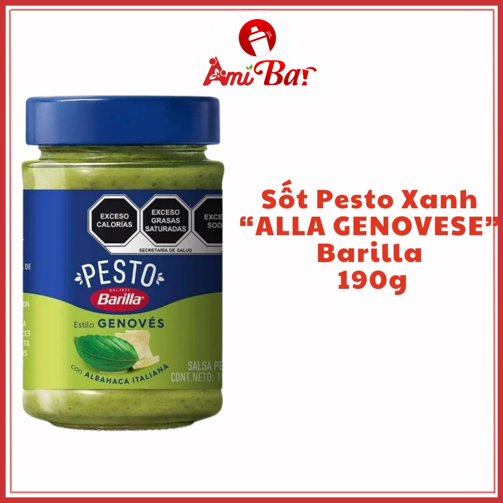 Sốt Pesto Xanh “ALLA GENOVESE” Barilla Lọ 190g