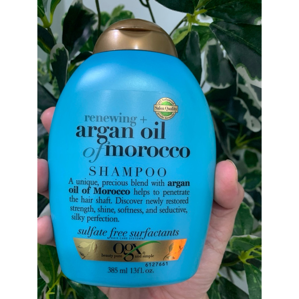 DẦU GỘI ĐẦU OGX RENEWING + ARGAN OIL OF MOROCCO SHAMPOO 385ML HÀNG CHUẨN XỊN