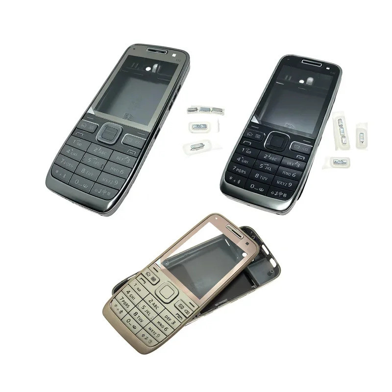 Sửa chữa các bộ phận thay thế Vỏ Ốp điện thoại Nokia E52 Mặt trước Khung mặt có bàn phím