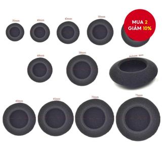 [Shopee Choice] Miếng đệm tai xốp làm dày miếng bọt biển thay thế có tai nghe cho tai nghe 35mm 40mm 50mm 55mm 60mm 70mm 80mm Bảo vệ