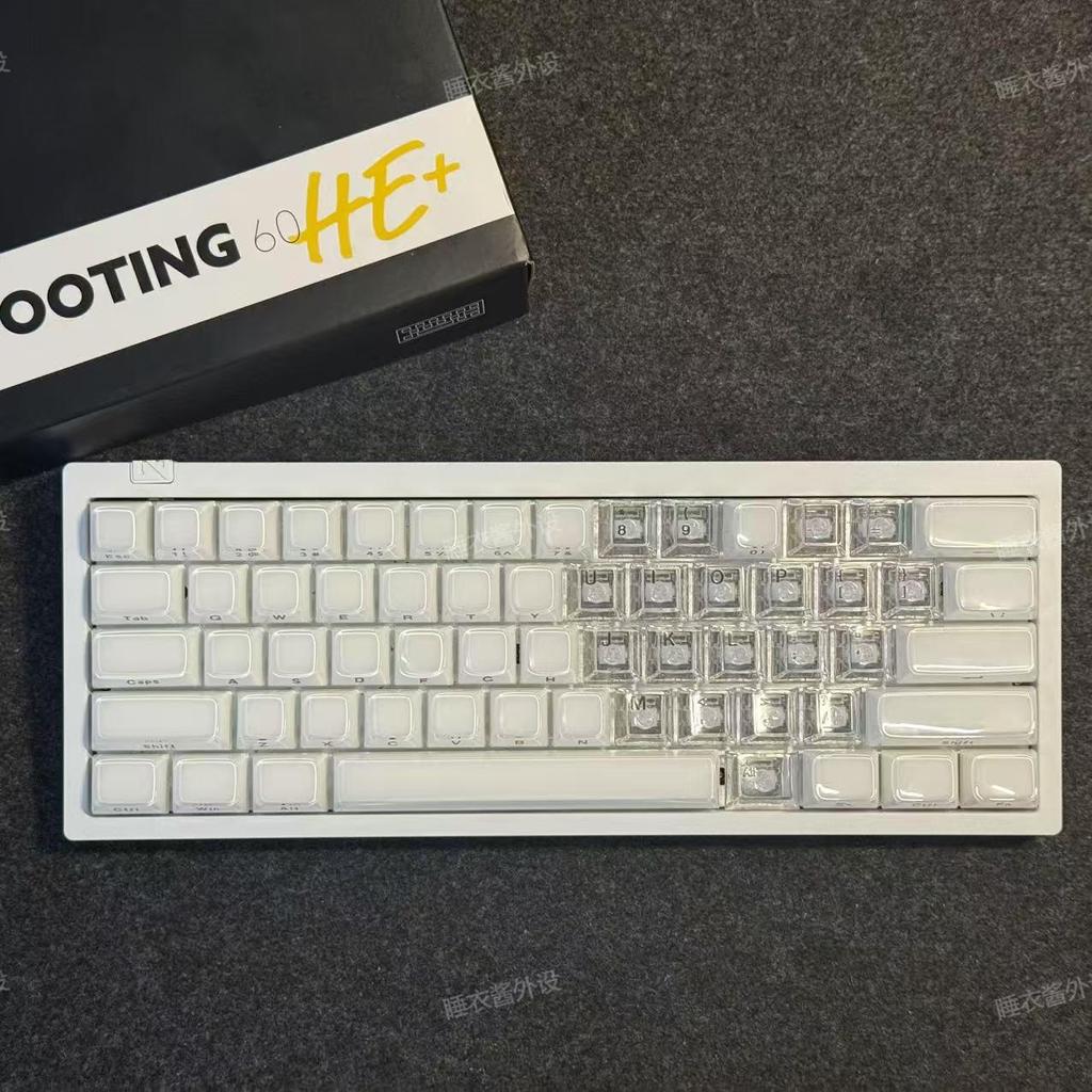 X XVX Crystal Jelly Side Khắc Keycap Có Giá Trị Cao wooting Keycap 80he Trục Từ Keycap Từ Ace60