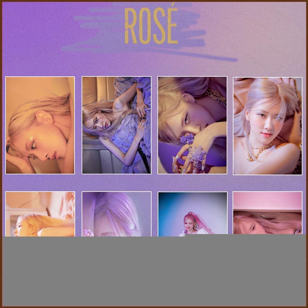 MG1 2 Cái / bộ Blackpink ROSE SOLO poster GONE Ảnh Dán Tường Trên Mặt Đất MG1