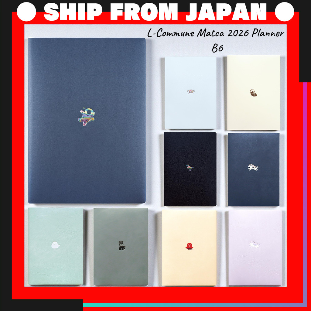 EL CommunMatka 2026 B6 Weekly Block Planner – Various Designs, January Start