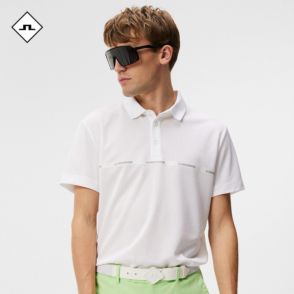 Dạo phố phù hợp với áo polo JLINDEBERG golf thể thao, thoáng khí, tay ngắn