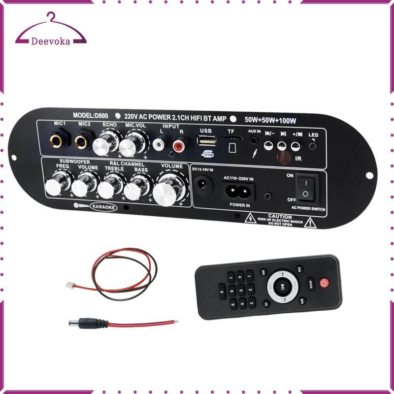 Kênh Bộ Khuếch Đại Âm Thanh Rạp Hát Tại Nhà Hệ Thống Âm Thanh, Loa DIY D800 2.1 Bluetooth Đa Năng Cho AUX Mic Radio Thẻ USB TF