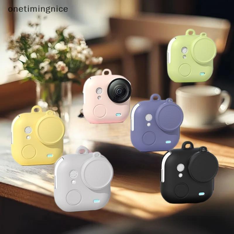 Onetimingnice Cho Bóng Đá InstaGO Siêu Thân Silicon Nắp Ngón Tay Cái Camera Chống Rơi Vỏ Bảo Vệ Bộ P