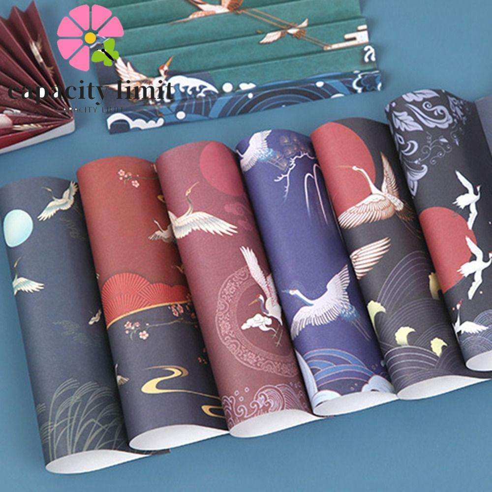 GIỚI HẠN NĂNG LƯỢNG 70 Cái / bộ Giấy Origami phong cách Trung Quốc, Giấy in cần cẩu 14,2Cm, Giấy in 