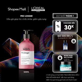  Dầu gội dưỡng tóc dài mềm mượt giảm gãy rụng chẻ ngọn chuyên nghiệp Pro Longer 500ml - Dành cho tóc dài dễ đứt gãy c 