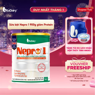  Sữa bột Nepro 1 900g giảm Protein - VitaDairy 