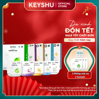  Combo 2 Hộp Mặt Nạ KEYSHU 10 Miếng 30ML Dưỡng Ẩm Làm Sáng Da Hỗ Trợ Ngăn Ngừa Lão Hóa 