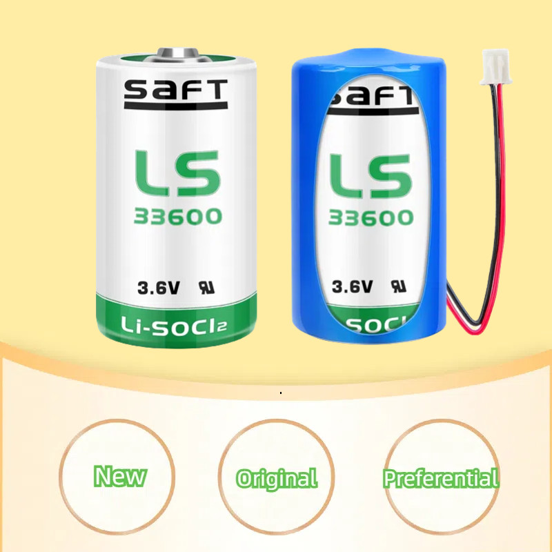2024 Chính Hãng Pháp Chính Hãng LS33600 Pin Lithium 3.6V Loại D SỐ 1 Lưu Lượng Kế Pin ER34615