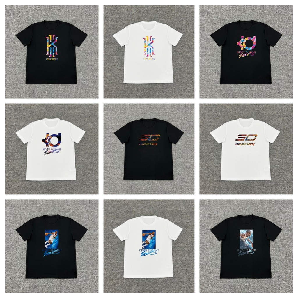 Bộ đồ tập bóng rổ American Star cho Irving Curry và Durant, áo thun ngắn tay quick-dry