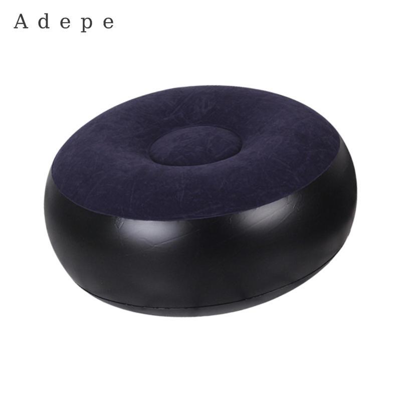Bơm hơi Ottoman Pouf Ottoman Patio Di động Dã ngoại Du lịch Văn phòng Ghế tựa chân