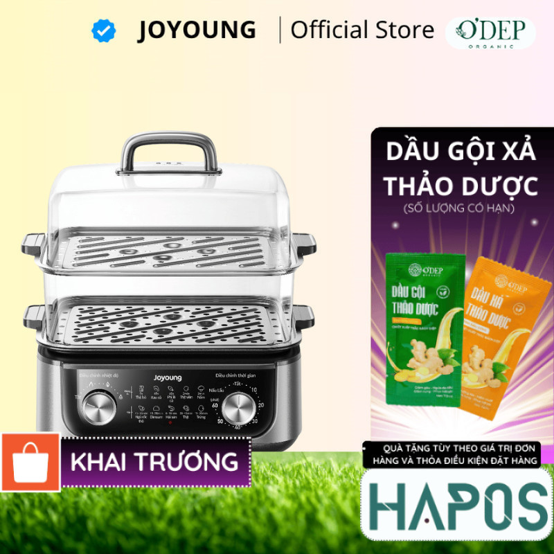Nồi lẩu hấp đa năng Joyoung JFS-556 | Dung tích 16L | Công suất 1600W - HAPOS HSA