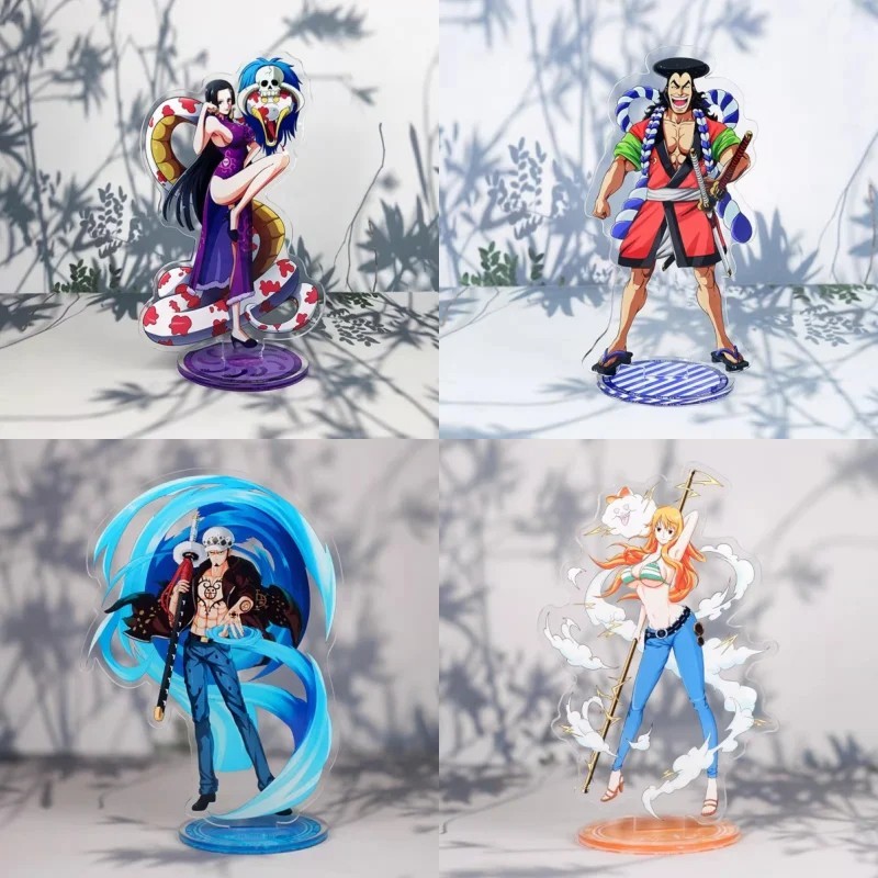 Mô Hình Standee One Piece Acrylic Trang Trí Để Bàn Nico Robin Nami Trafalgar Law Kozuki Oden Quà Tặn