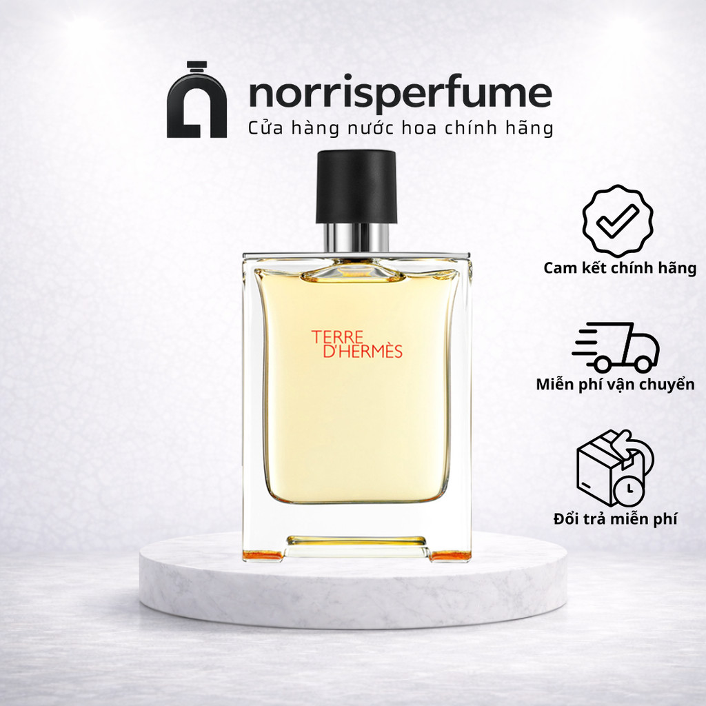 [Chính hãng] Nước Hoa Nam Fullsize 100ml Terre D'Hermes EDT Hương Cam Chanh Gỗ Phong Trần, Lịch Lãm