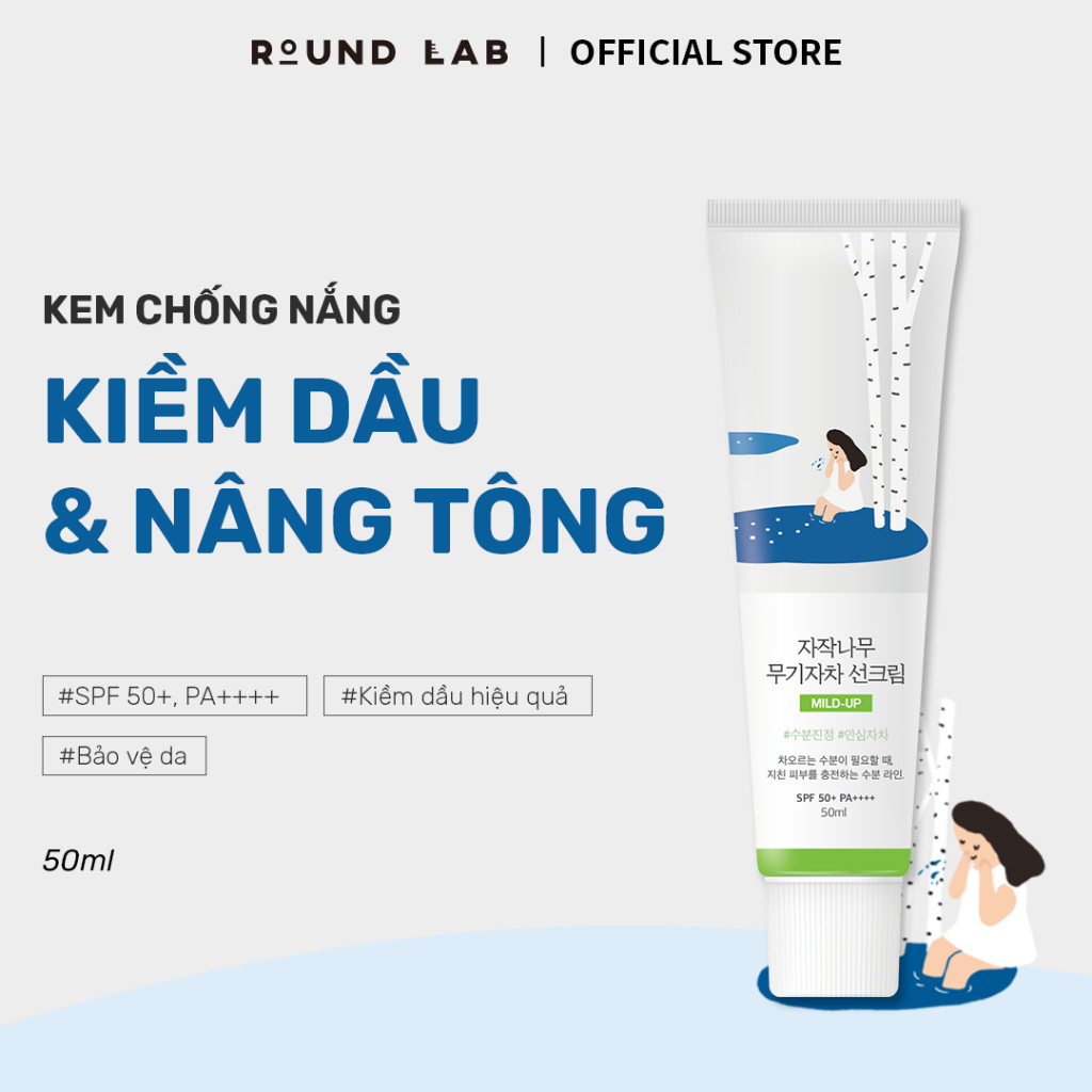Kem chống nắng Round Lab Birch Juice Sunscreen 50ml bảo vệ da quang phổ rộng | BigBuy360 - bigbuy360.vn