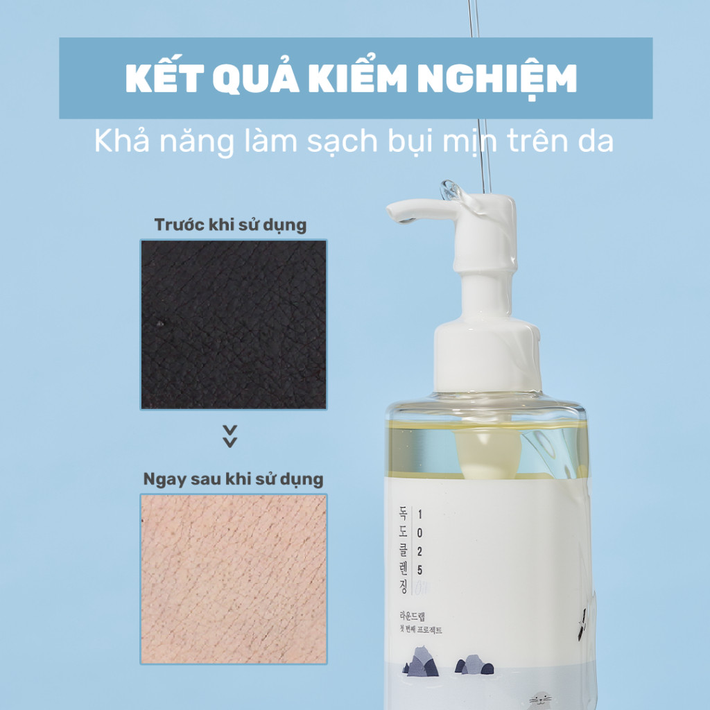 Round Lab Dầu Tẩy Trang 1025 Dokdo Cleansing Oil 200ml làm sạch lớp trang điểm và bụi mịn | BigBuy360 - bigbuy360.vn