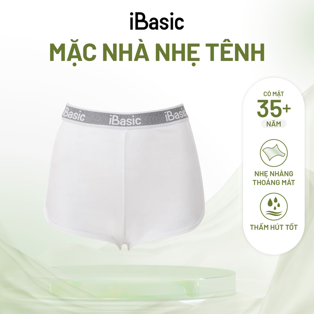 Quần mặc nhà iBasic Sleep short cotton USA kháng khuẩn HOMY044B