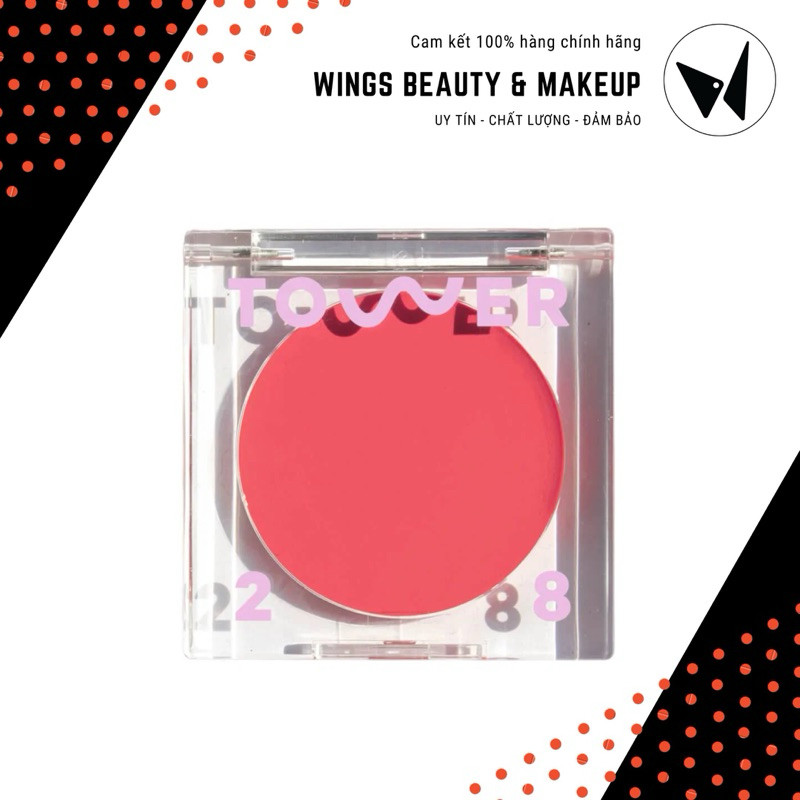 TOWER 28 - Má kem nén BeachPlease Lip + Cheek Cream Blush 0.158ml chính hãng