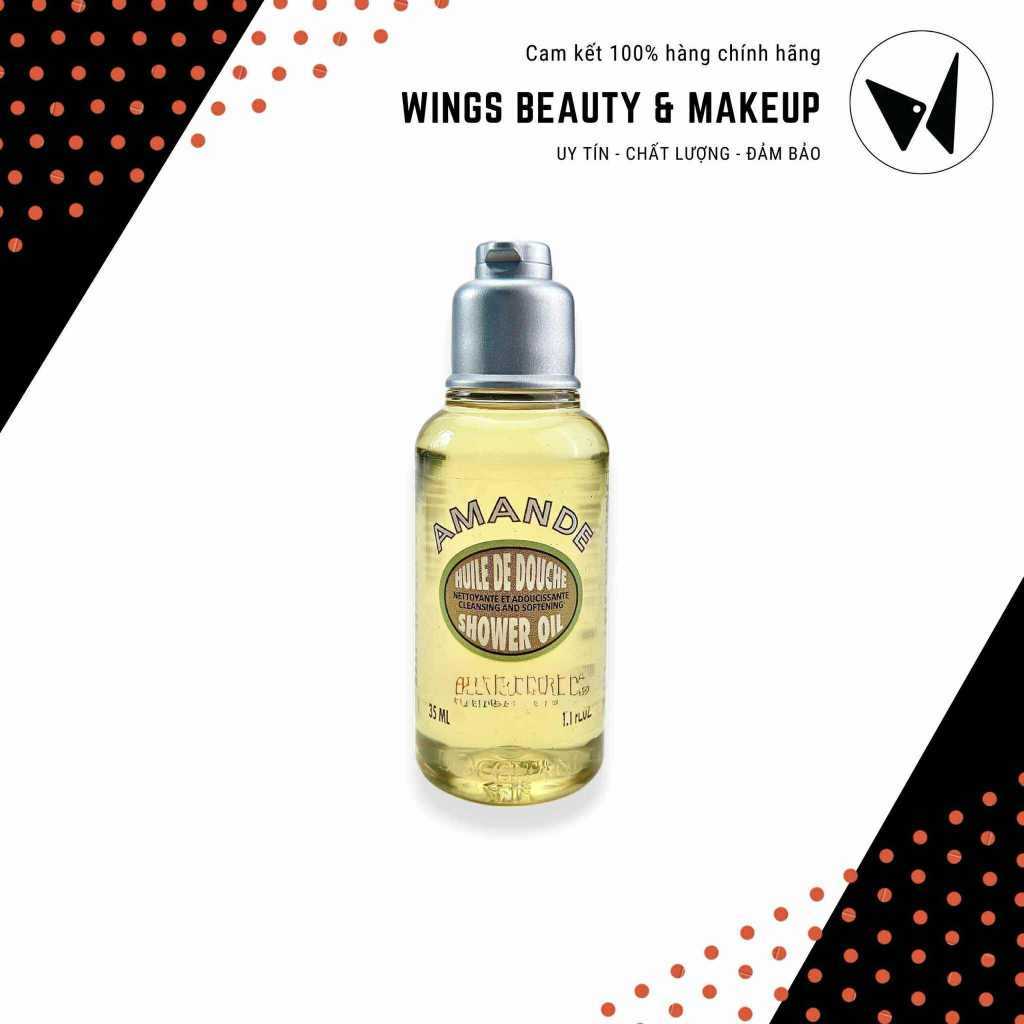 (Minisize) - Dầu tắm Cleansing And Softening With Almond Oil Shower Oil 35ml chính hãng