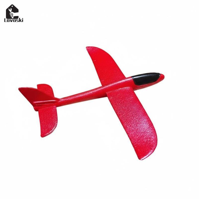 Big EPP Foam Glider Kit Máy Bay Đồ Chơi Bật Sáng LED Máy Bay Cho Trẻ Em Ngoài Trời Vui Nhộn Tay Ném 