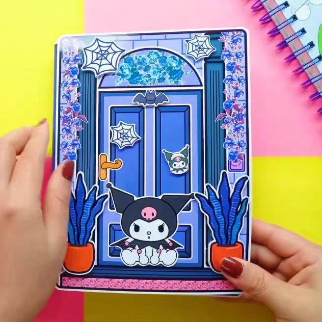 M u m i n m 2026 Tự Chế Toca 's House Game Sách Yên Tĩnh Trẻ Em Tự Làm Handmade DIY Dress Up Toy Boo