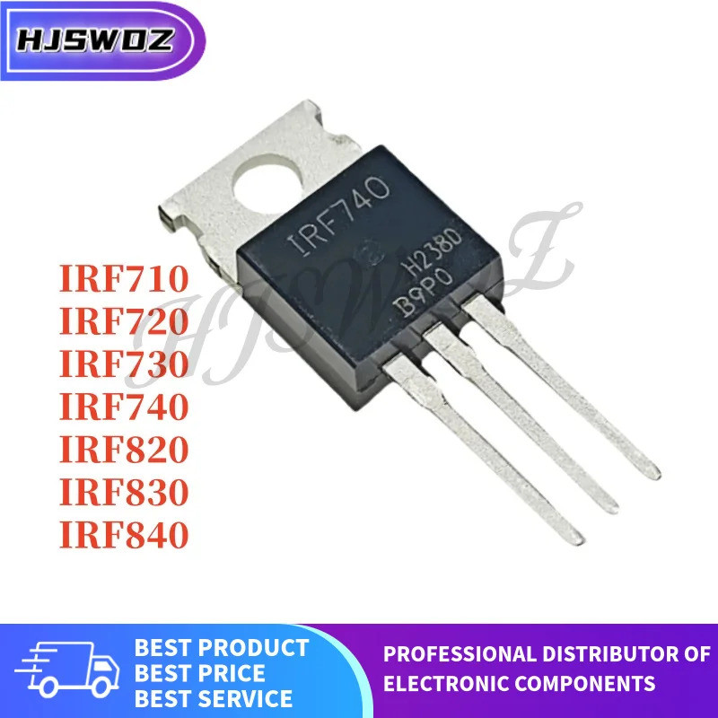 10 Chiếc IRF740 IRF730 IRF720 IRF830 IRF820 IRF840 IRF710 TO-220 MOSFET Ống Hiệu Ứng Trường Thương H