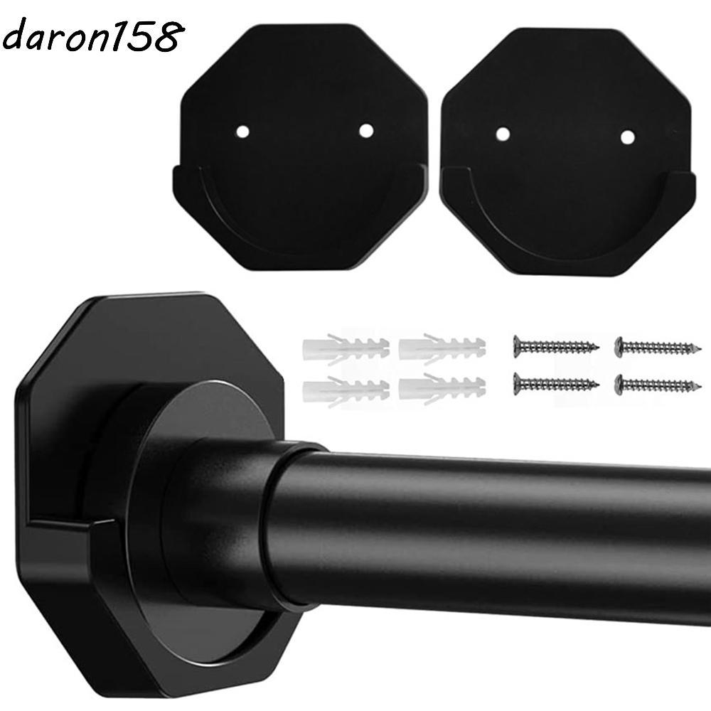 GREX Rèm Rod Giá Đỡ Viscous Bền bỉ 2 Chiếc Treo Tường Tải 25 Pounds Có Ốc Vít Không Khoan / Dính Trê