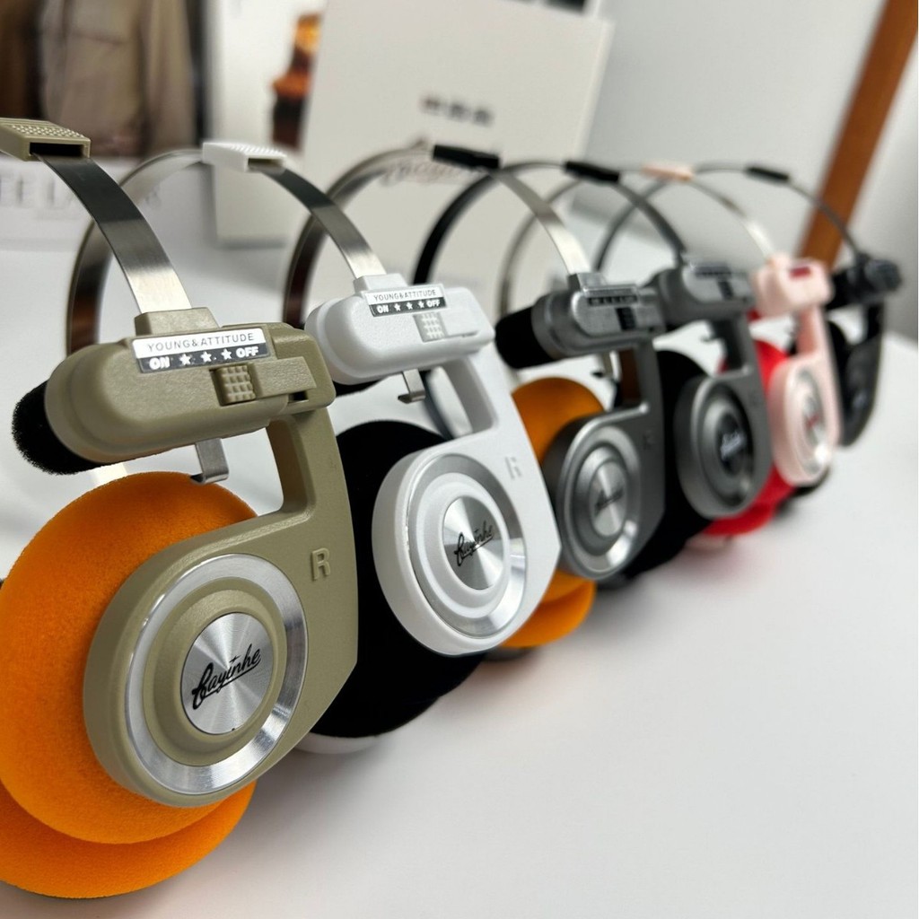 Bayin Photo Retro ins Tai nghe bán hàng trực tiếp không dây Bluetooth plus Box Red Girl h1pro Tai ng