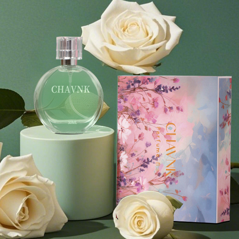 Bộ nước hoa nữ Xiaochen Yixiang Chanel Green Pink Encounter Nước hoa Hộp quà tặng nước hoa nữ lâu tr