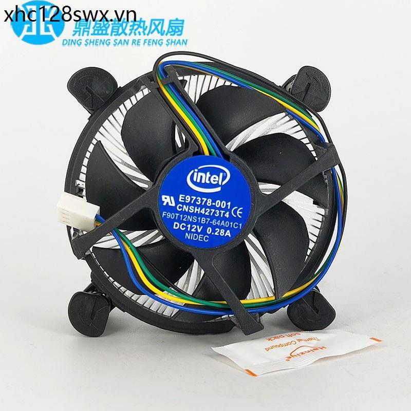 Quạt CPU điều khiển nhiệt độ chủ đề bốn dây Intel Intel Intel E97378-001 1155 / 1150 / 1156 0,28A