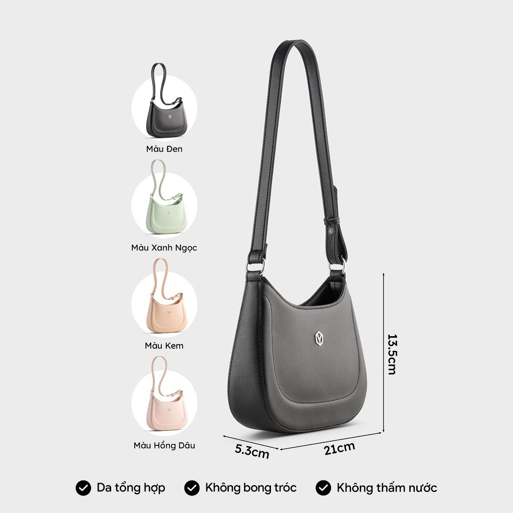 Túi Yuumy (Thời trang nữ kiểu dáng thuyền size 21 - Túi đeo vai da Seasand YN256) | BigBuy360 - bigbuy360.vn