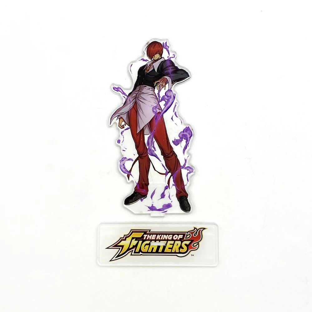 Mô hình Standee anime Iori Yagami game The King Of Fighters KOF chất liệu mica acrylic trang trí bàn